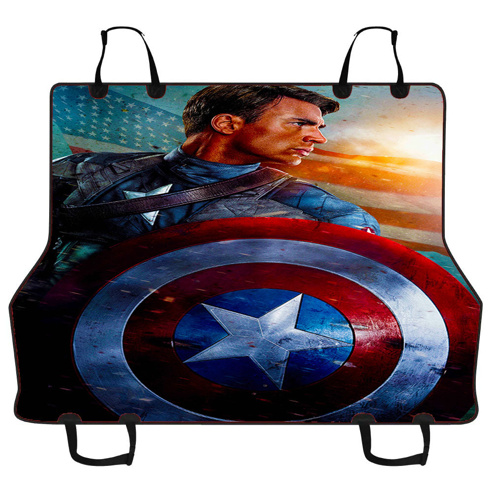 Captain America Shield Car Pet Seat Cover