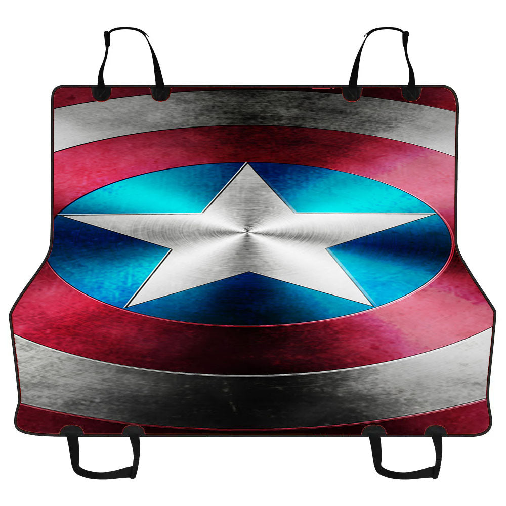Captain America Shield Inspired Car Pet Seat Cover