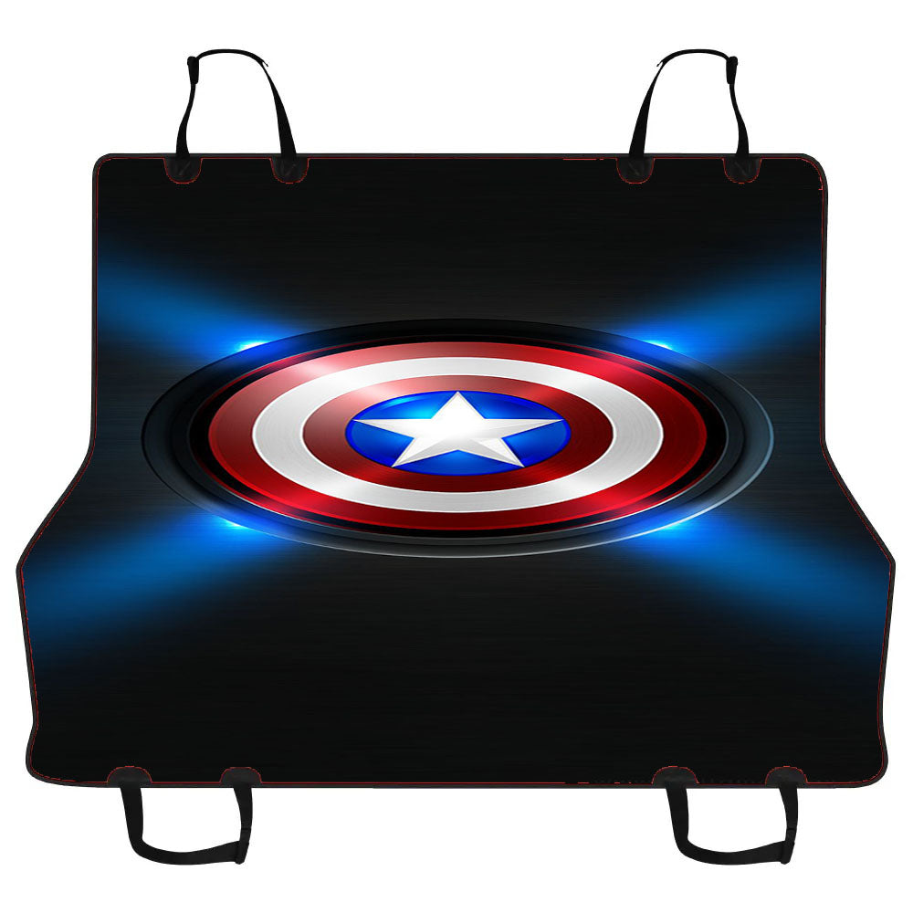 Captain America Shield Wallpaper Car Pet Seat Cover