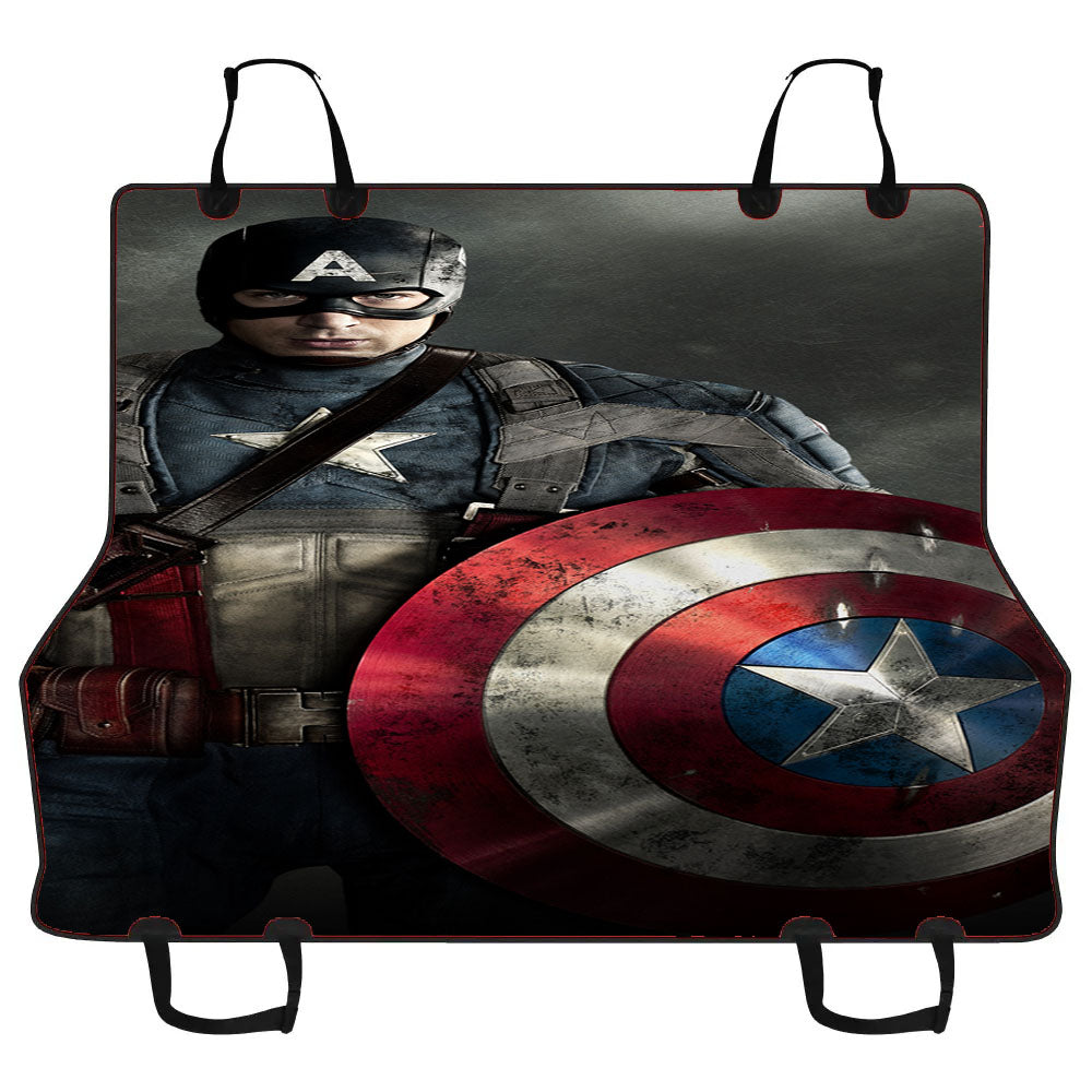 Captain America War Car Pet Seat Cover
