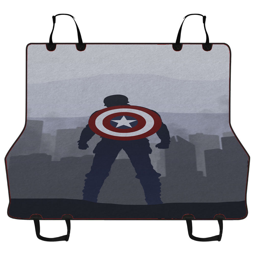 Captain Amerika Car Pet Seat Cover