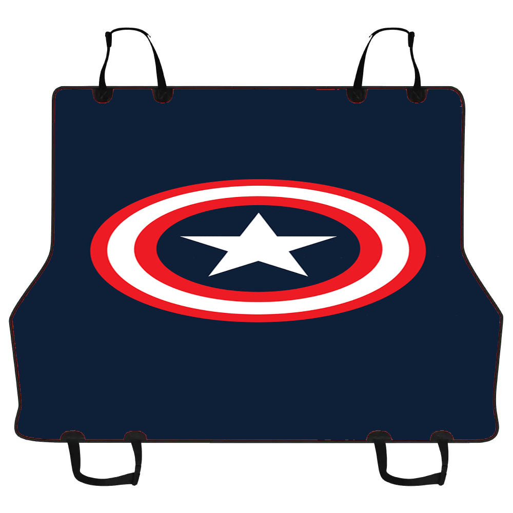 Captain Amerika Logo Car Pet Seat Cover