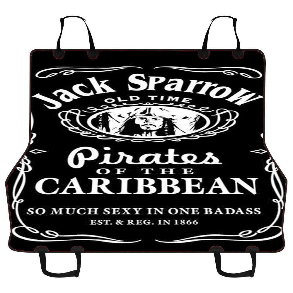 Captain Jack Sparrow Pirates Of The Cribbean Car Pet Seat Cover
