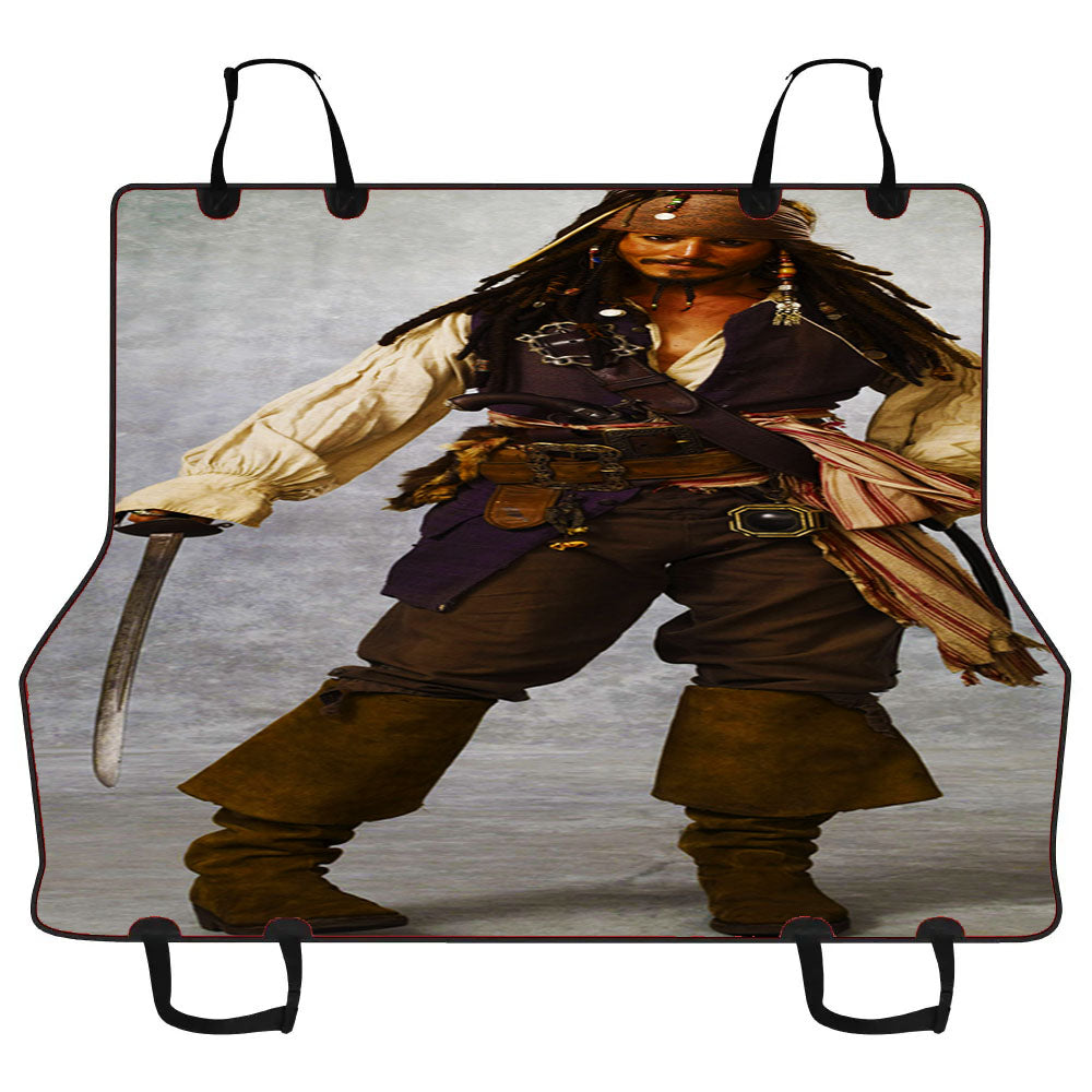 Captain Jack Sparrow Pose Car Pet Seat Cover