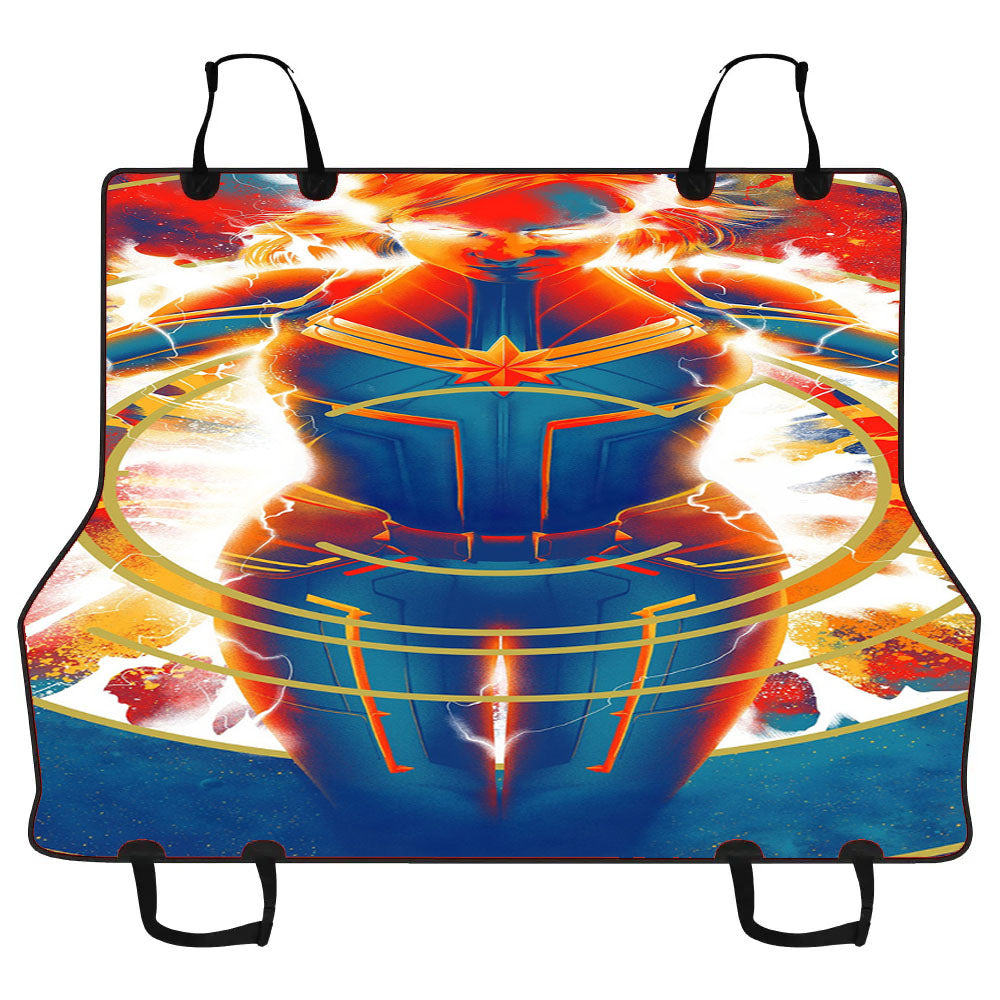 Captain Marvel Car Pet Seat Cover