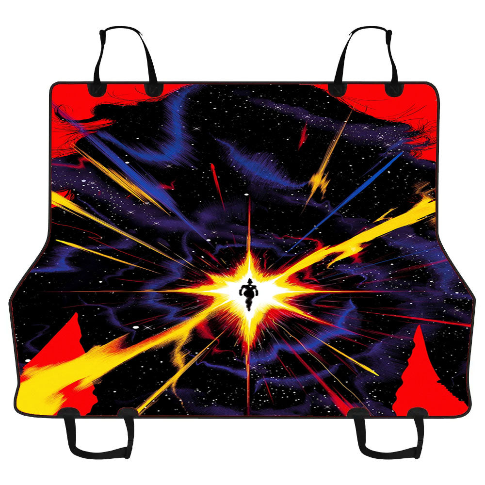 Captain Marvel Artwork Car Pet Seat Cover