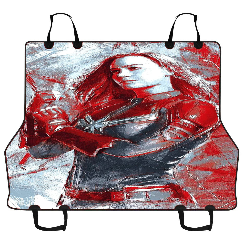 Captain Marvel Avengers End Game Car Pet Seat Cover