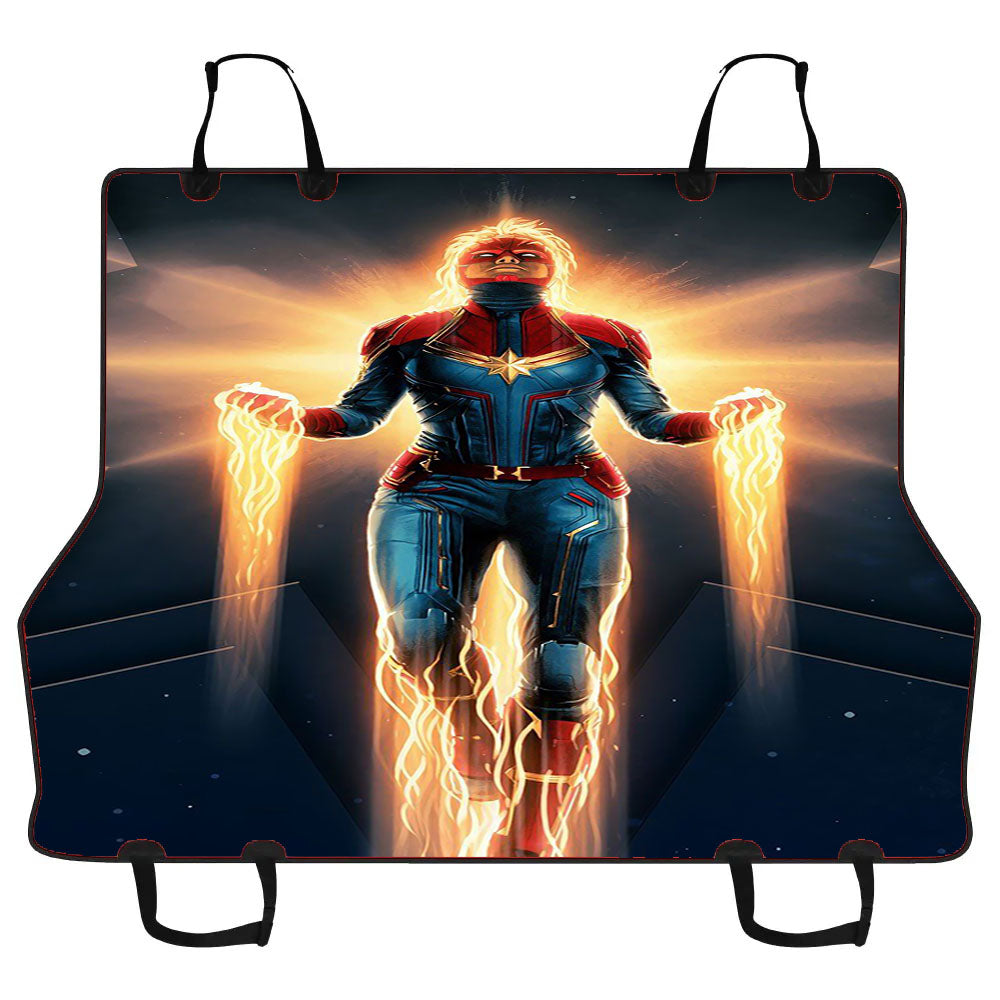 Captain Marvel Movie Car Pet Seat Cover