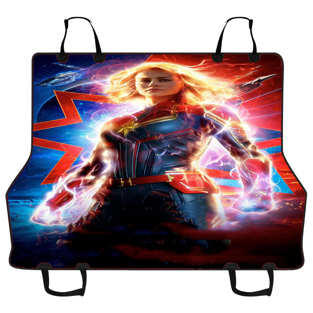 Captain Marvel Poster Car Pet Seat Cover