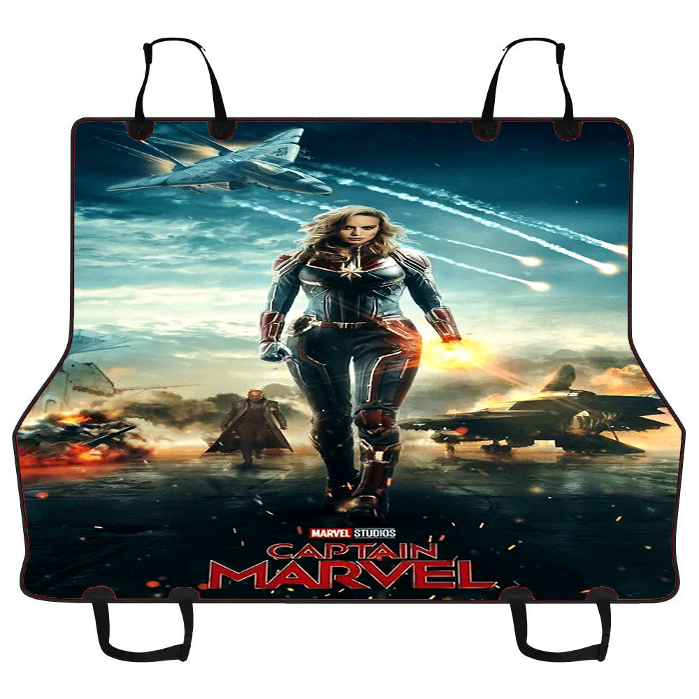 Captain Marvel Poster Art Car Pet Seat Cover
