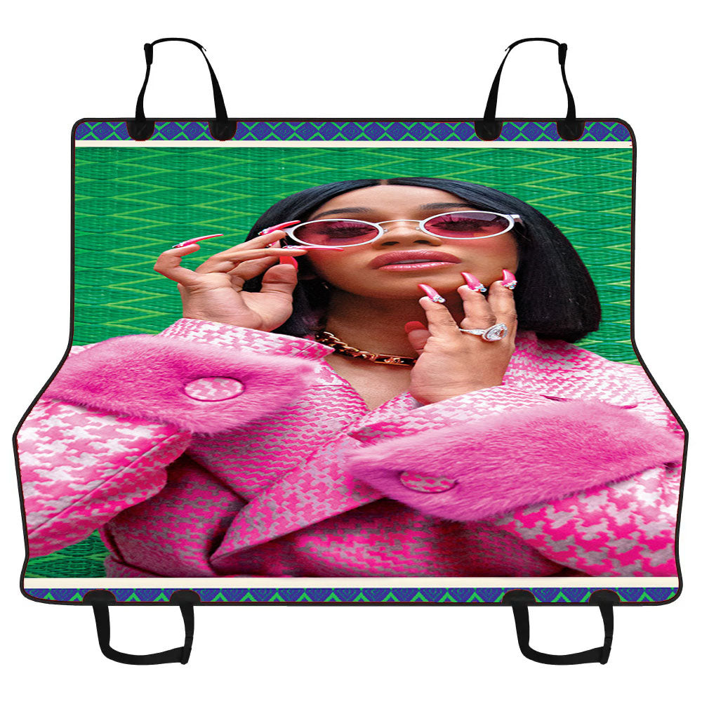 Cardi B Newyork Pattern Car Pet Seat Cover