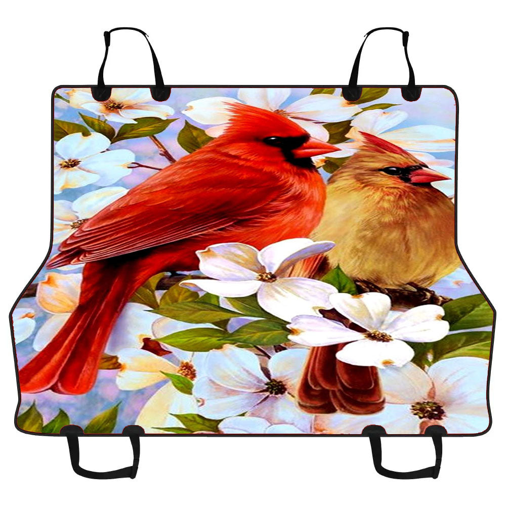 Cardinal Pair Car Pet Seat Cover