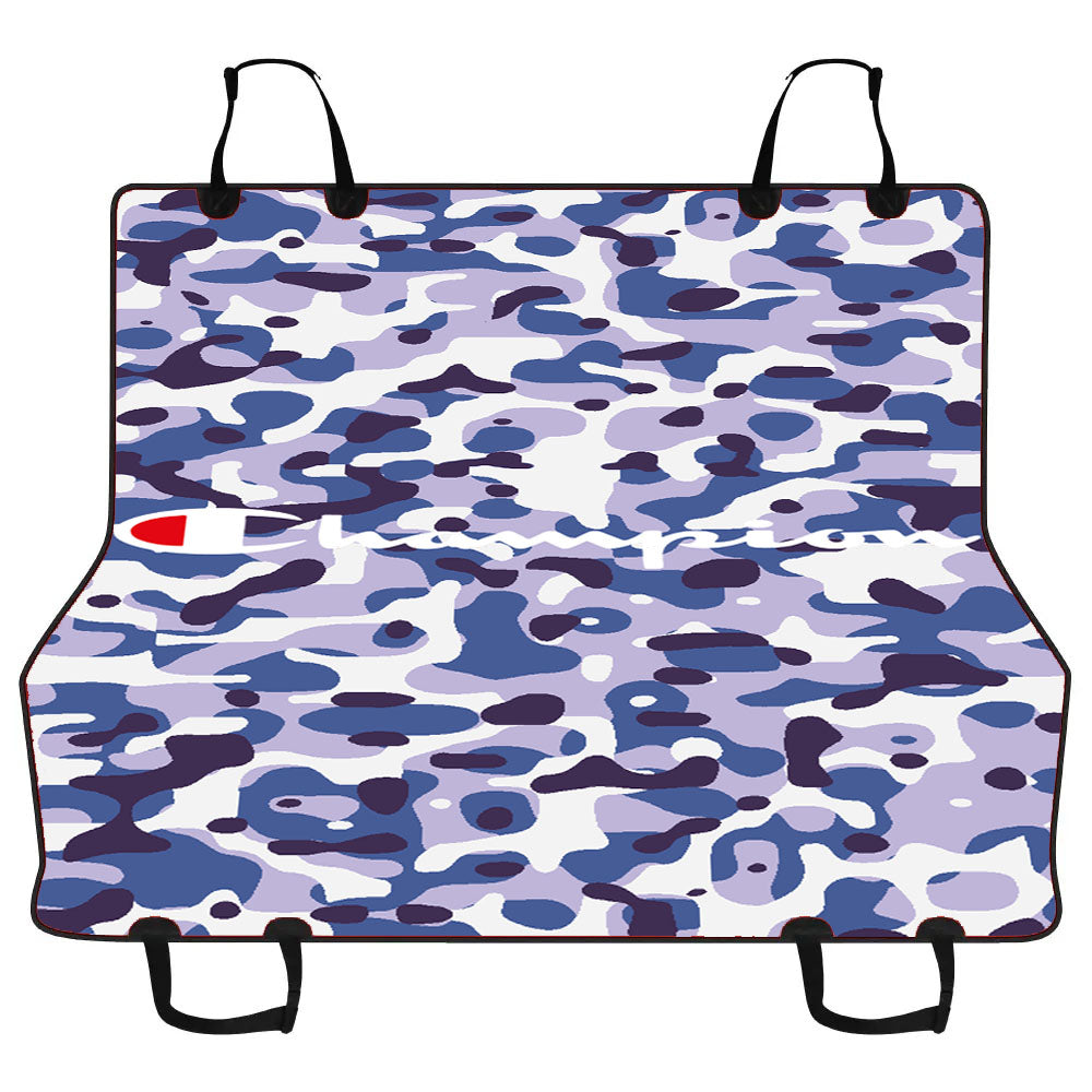 Champion Bape Camouflage Blue Purple Car Pet Seat Cover