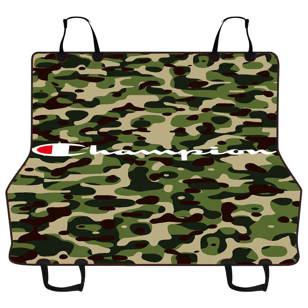 Champion Bape Camouflage Green Car Pet Seat Cover