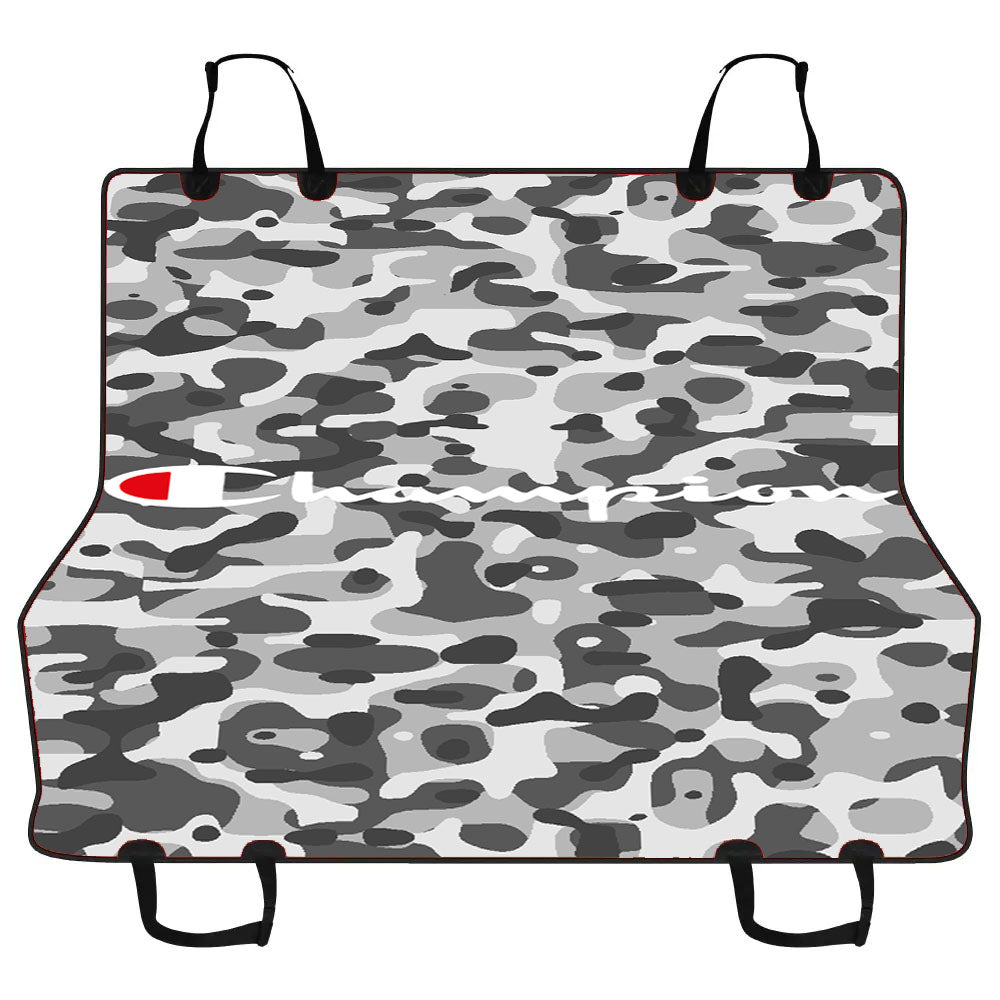Champion Bape Camouflage Grey Car Pet Seat Cover