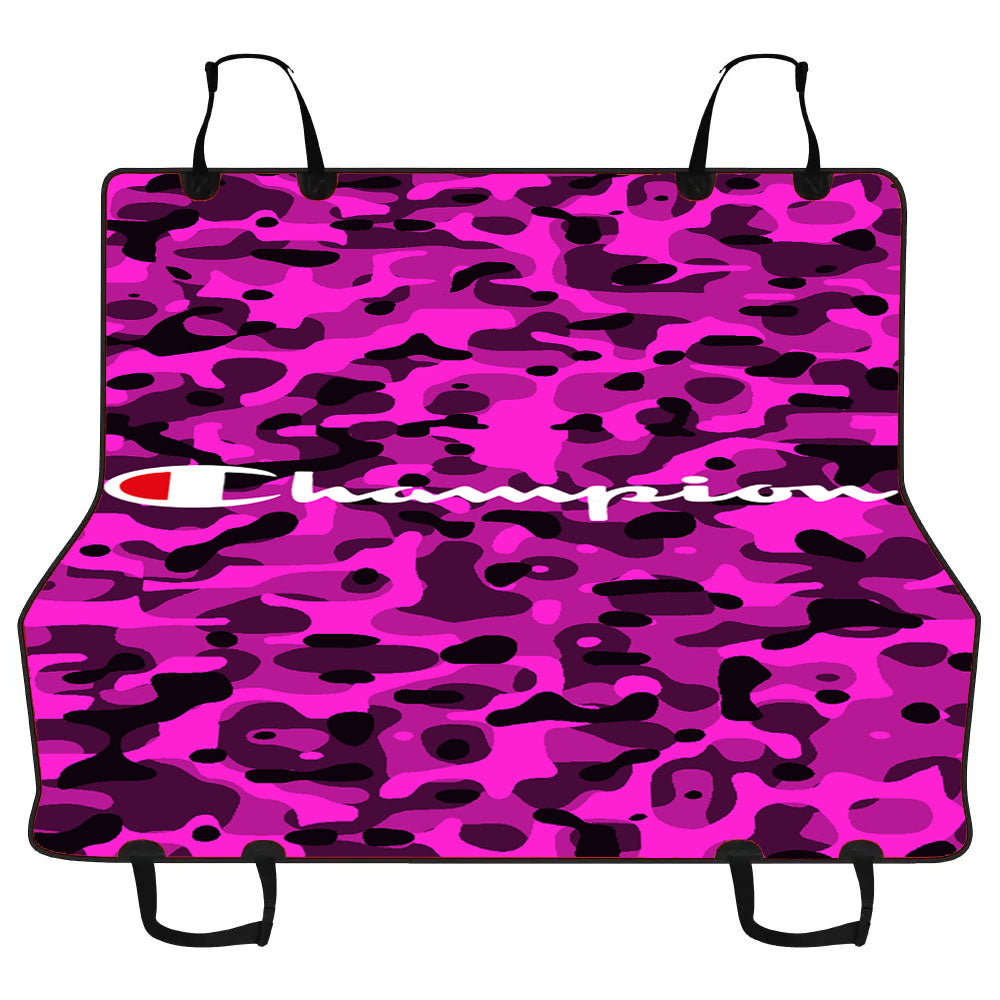 Champion Bape Camouflage Purple Car Pet Seat Cover