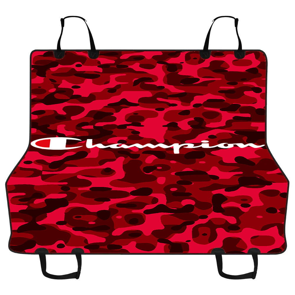 Champion Bape Camouflage Red Car Pet Seat Cover