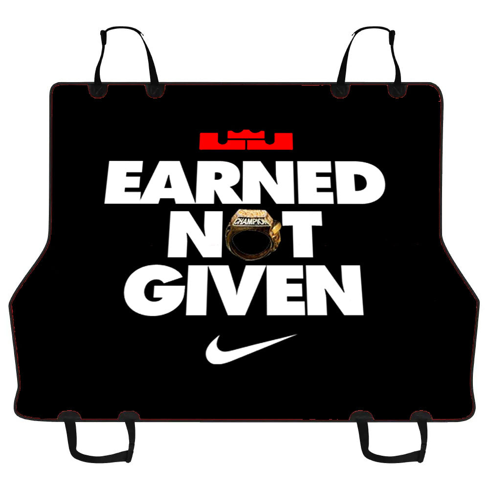 Champion Earned Not Given Quote Car Pet Seat Cover