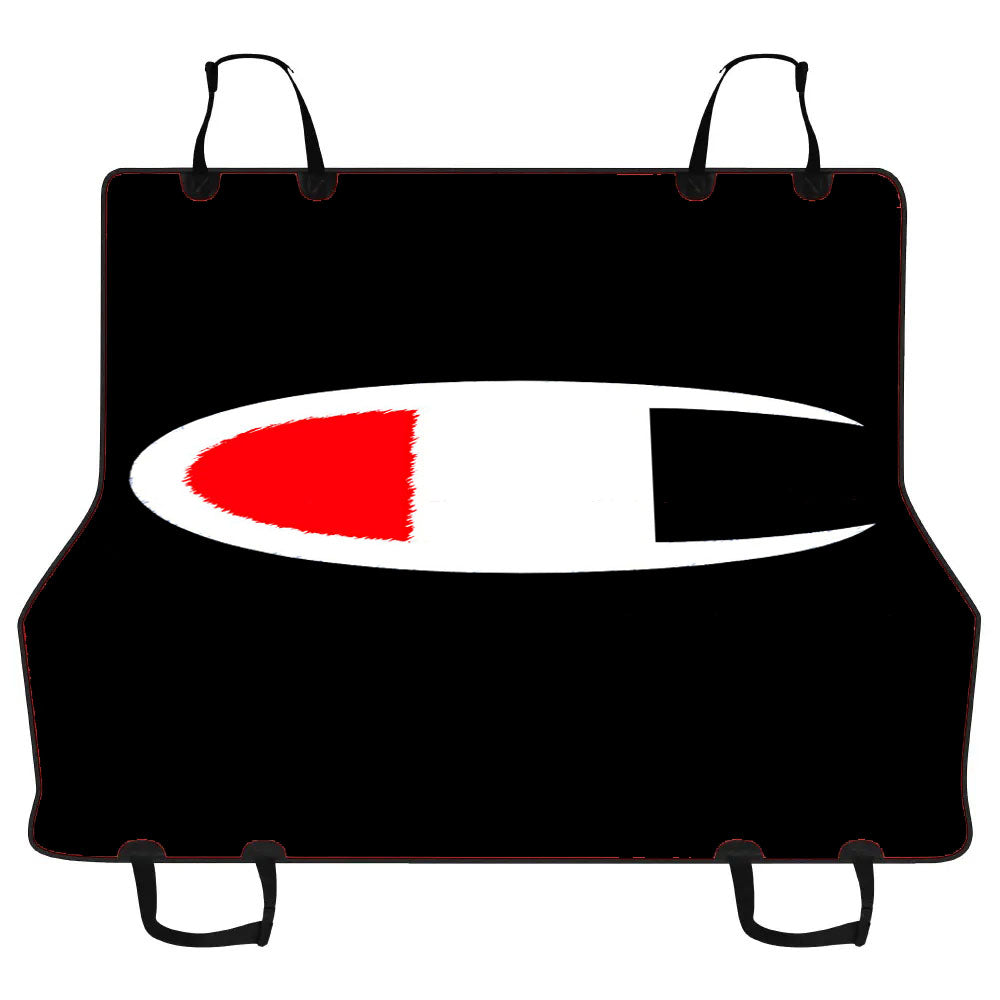 Champion Logo Black Car Pet Seat Cover