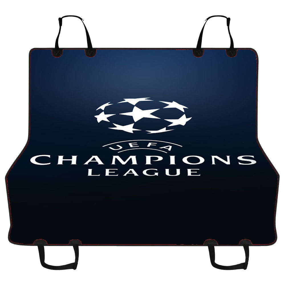 Champions League Europe Logo Soccer Art Illustration Wallpaper Car Pet Seat Cover