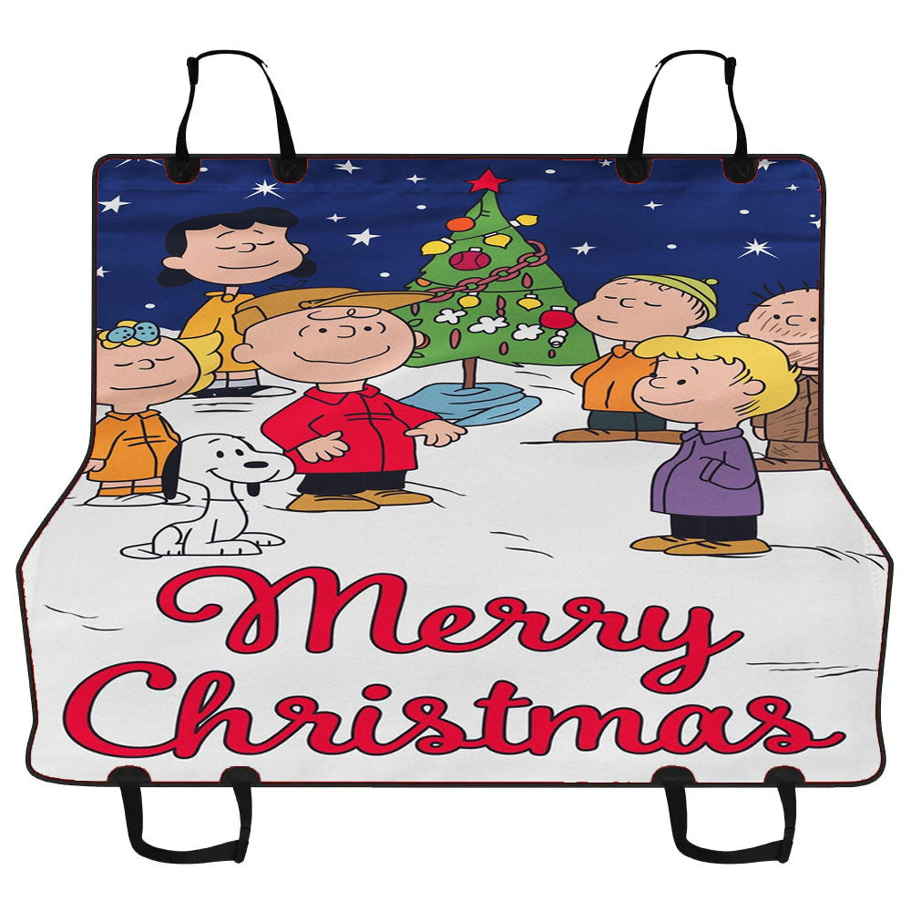 Charlie Brown Christmas Car Pet Seat Cover