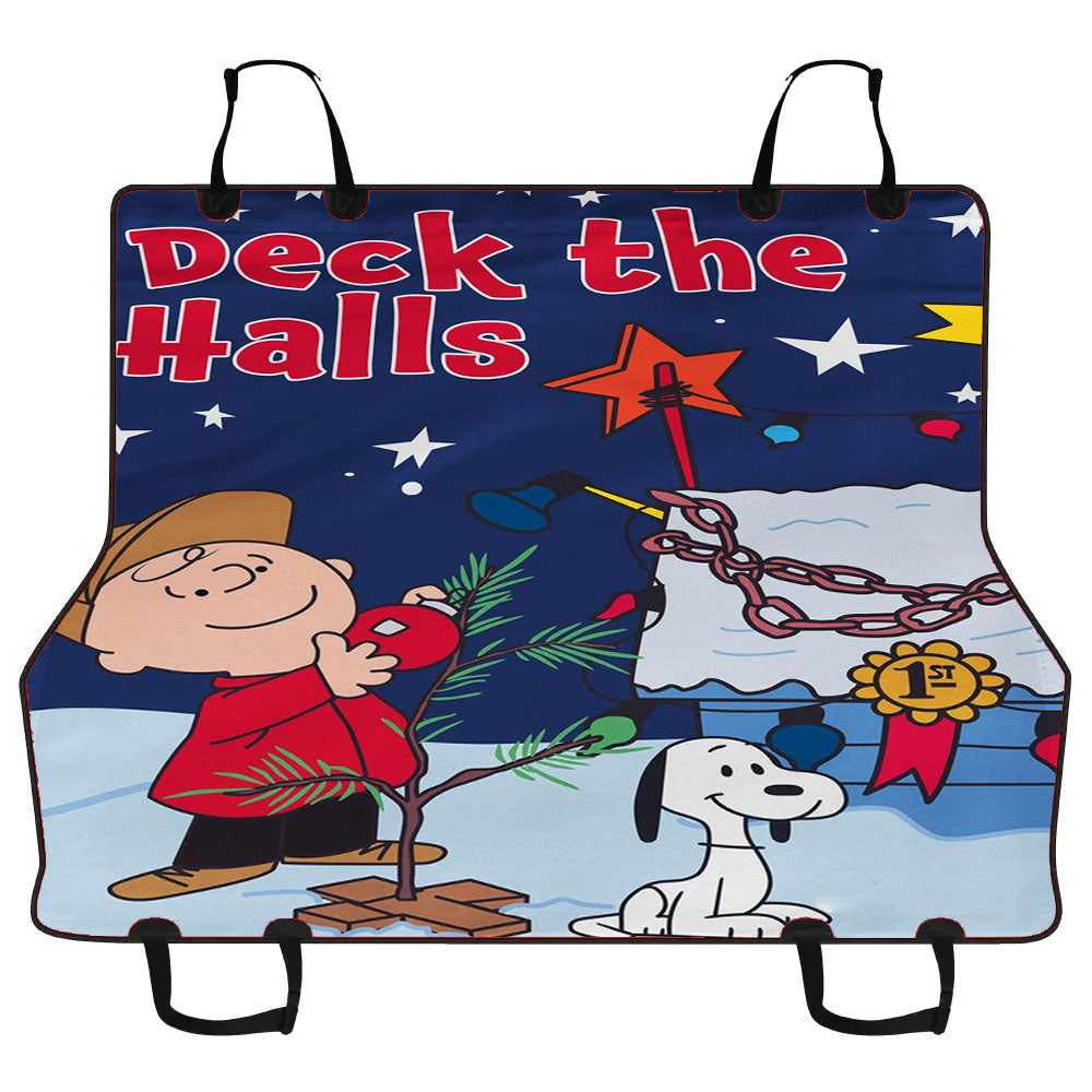 Charlie Brown Christmas Tree Car Pet Seat Cover