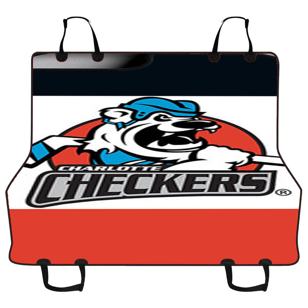 Charlotte Checkers Car Pet Seat Cover