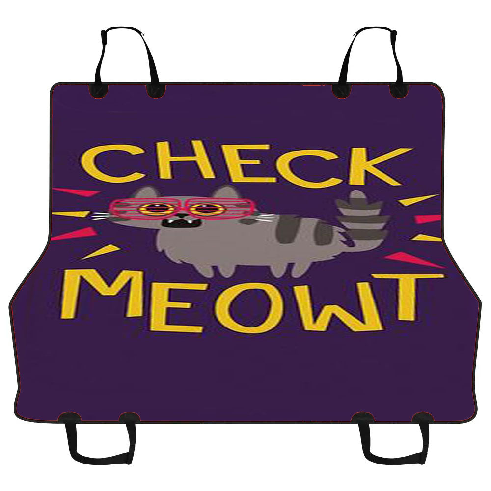 Check Meowt Car Pet Seat Cover