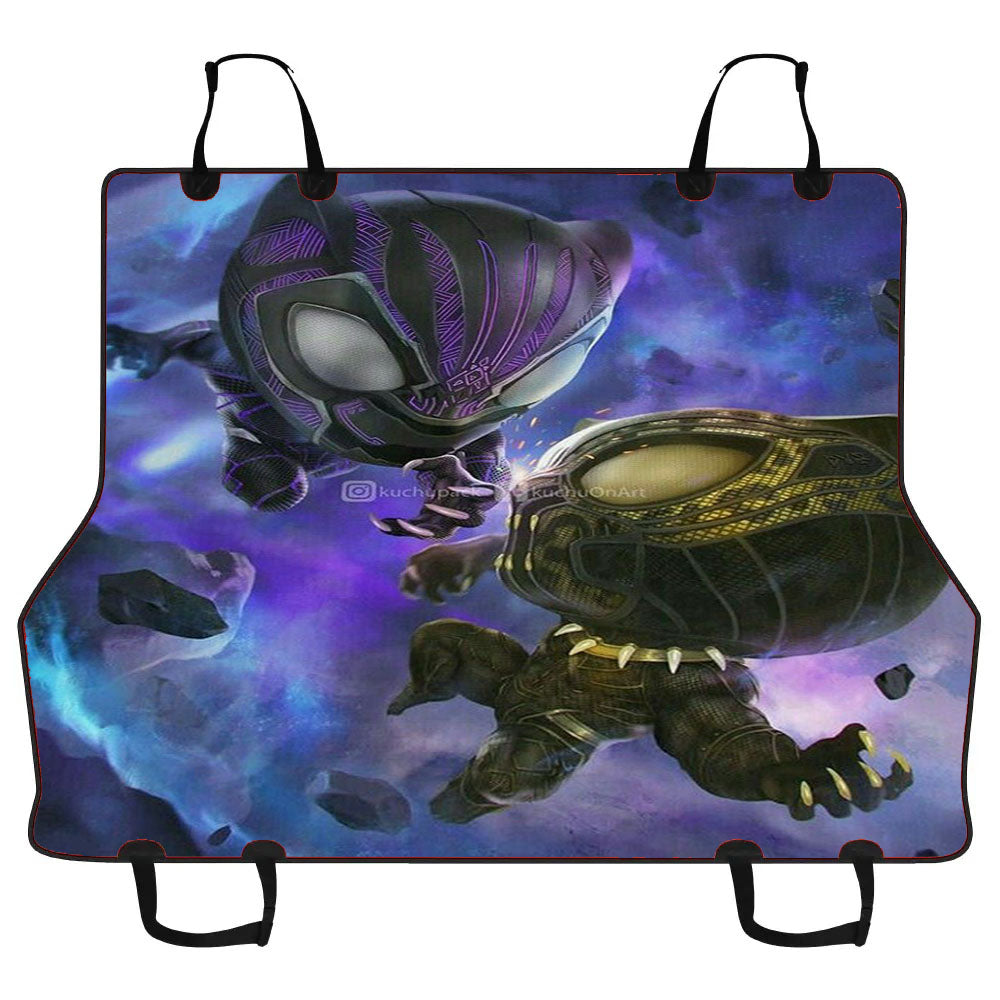 Chibi Black Panther Car Pet Seat Cover