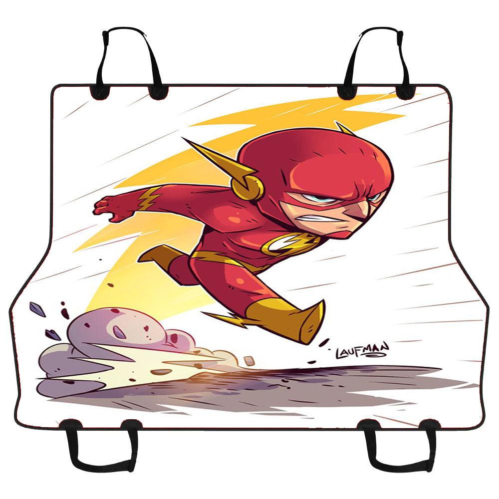 Chibi Dc Comics Flash Car Pet Seat Cover