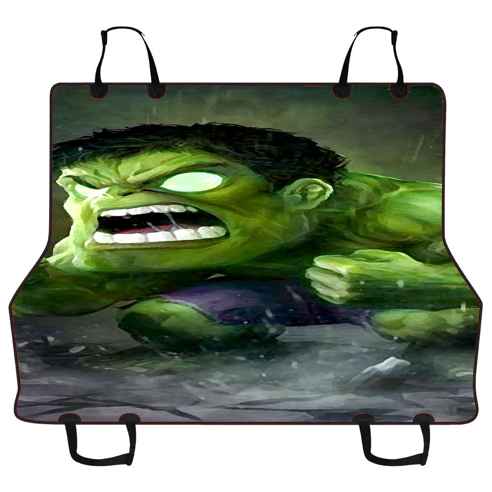 Chibi Fancy Hulk Car Pet Seat Cover