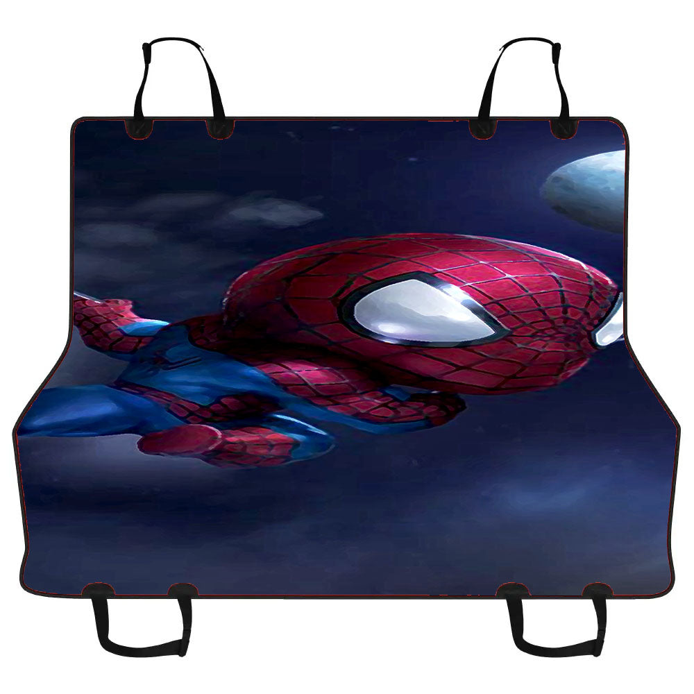 Chibi Fancy Spiderman Car Pet Seat Cover
