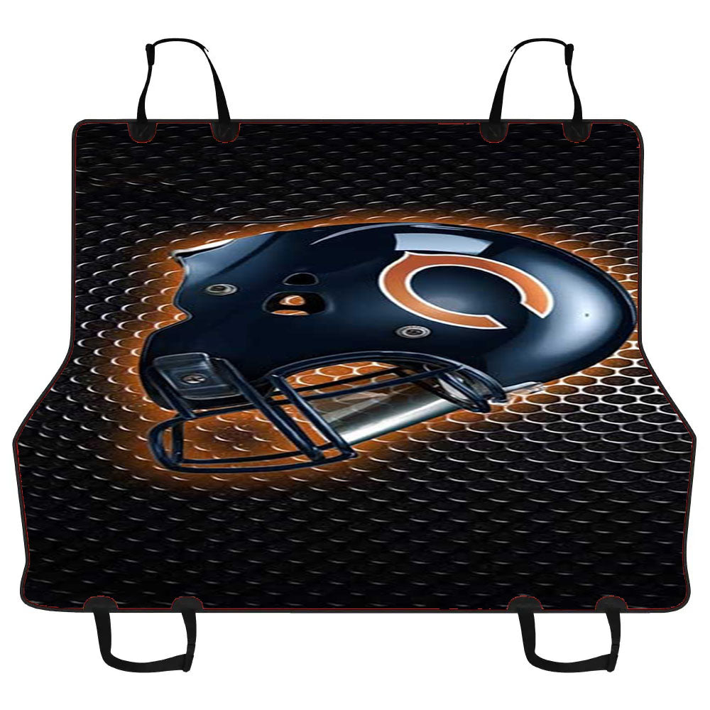 Chicago Bears Helmet Car Pet Seat Cover
