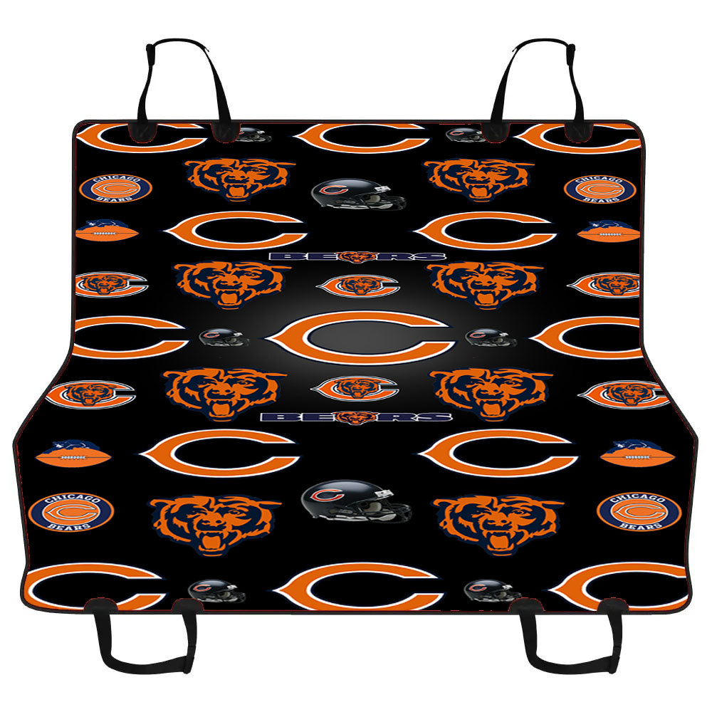 Chicago Bears Logo Pattern Car Pet Seat Cover