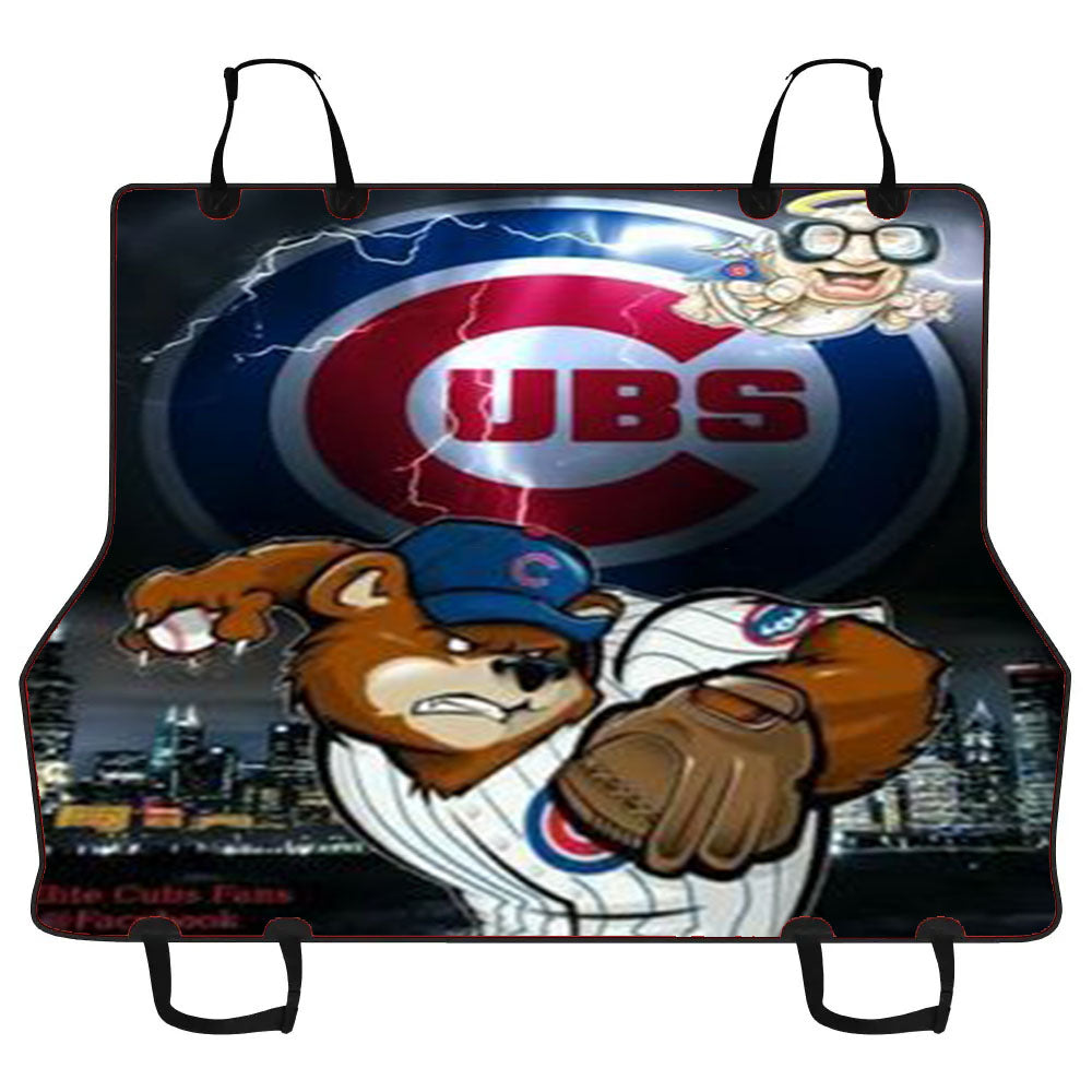 Chicago Cubs 3 Car Pet Seat Cover