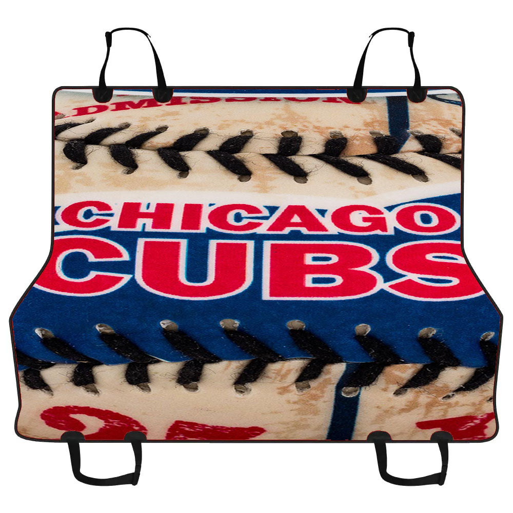 Chicago Cubs Baseball Skin Car Pet Seat Cover