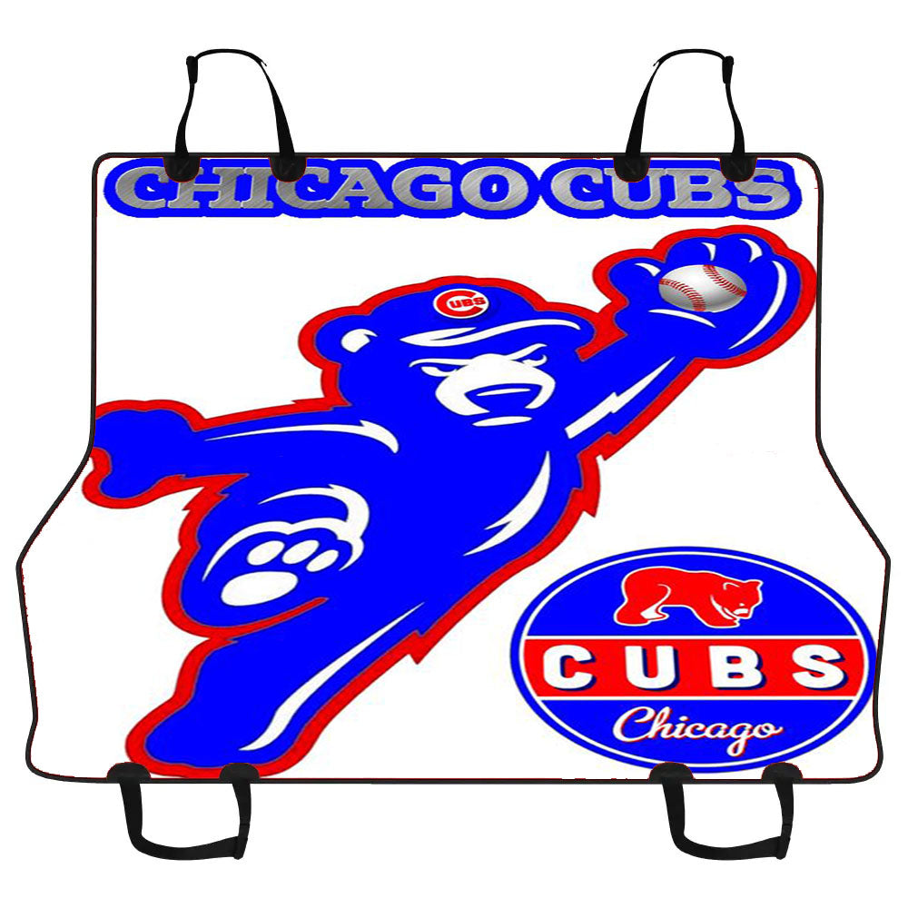 Chicago Cubs Bear Baseball Car Pet Seat Cover