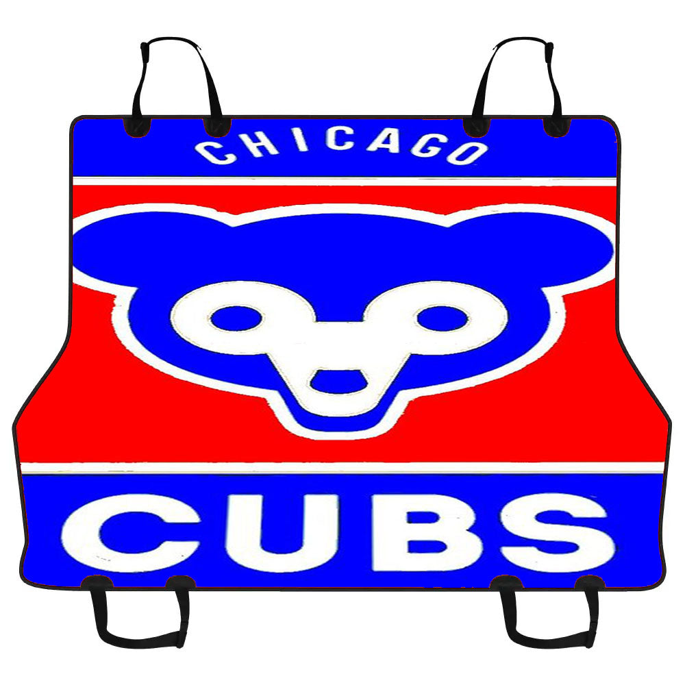 Chicago Cubs Bear Logo Car Pet Seat Cover