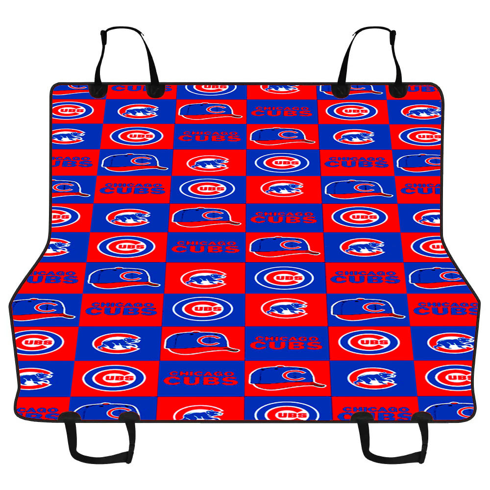 Chicago Cubs Caps Logo Car Pet Seat Cover