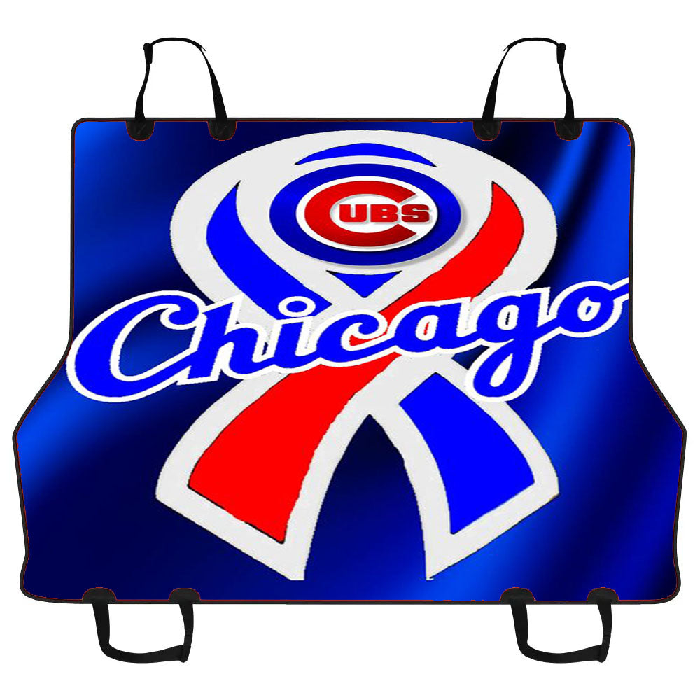Chicago Cubs Flag Car Pet Seat Cover