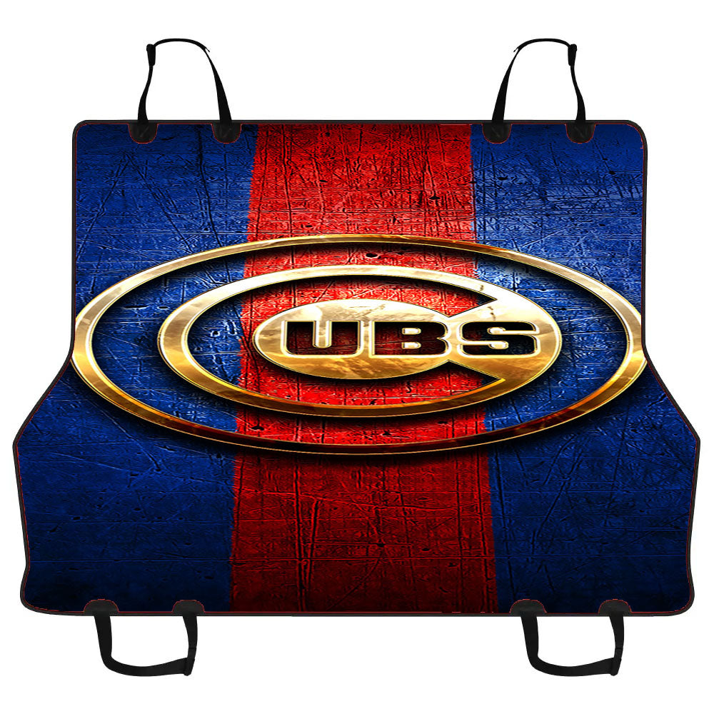 Chicago Cubs Golden American Baseball Car Pet Seat Cover