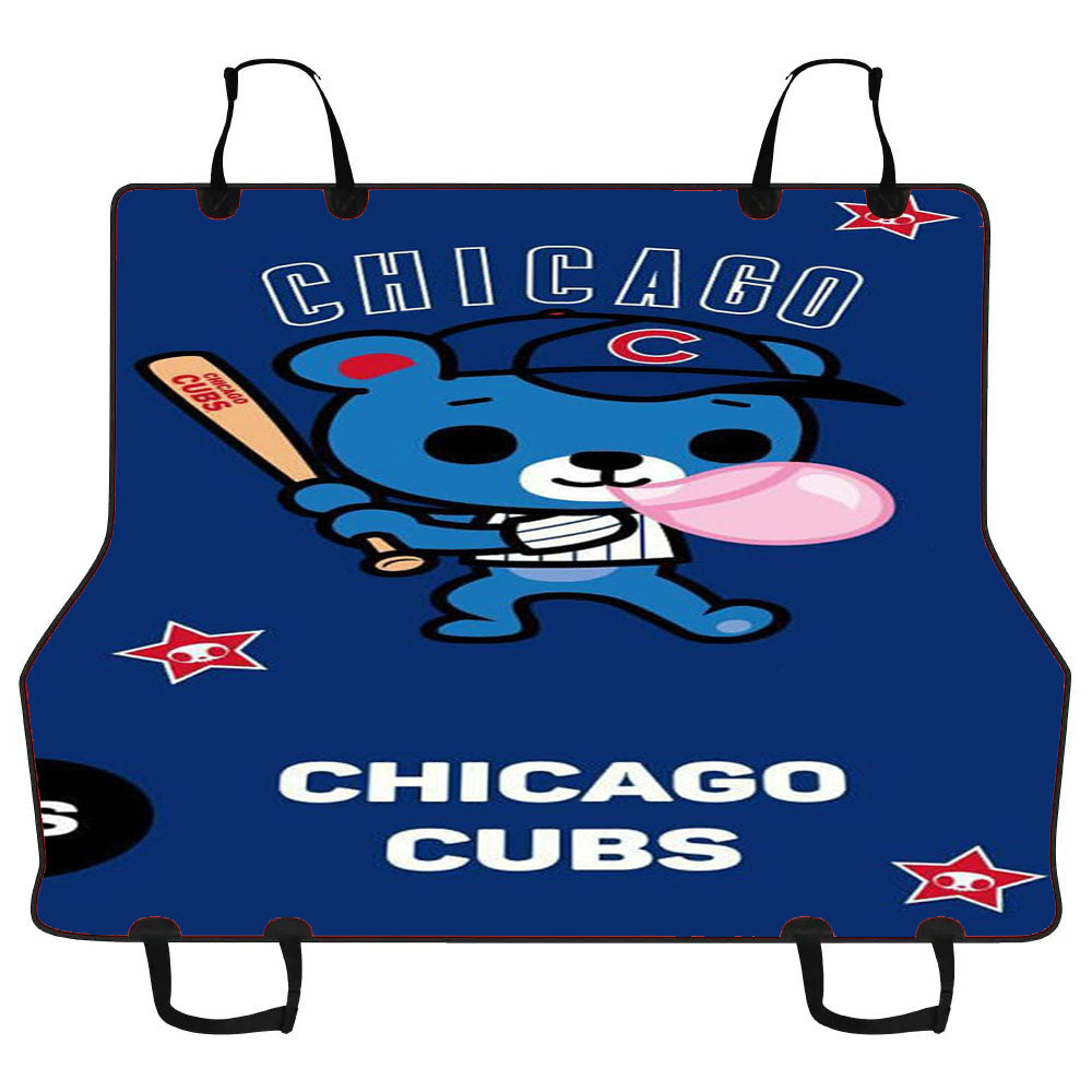 Chicago Cubs Little Bear Car Pet Seat Cover