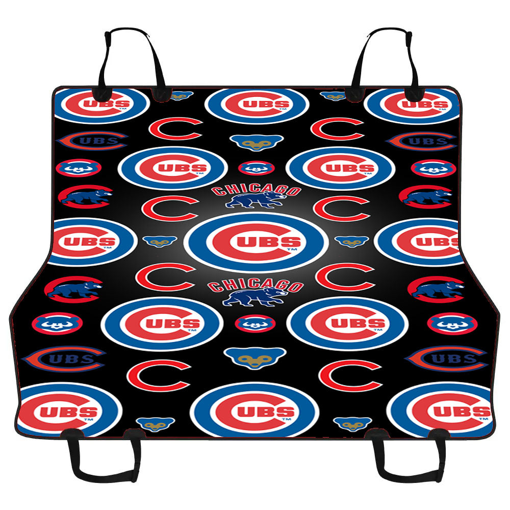 Chicago Cubs Logo Pattern Car Pet Seat Cover