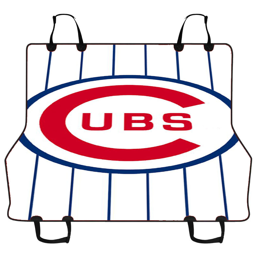 Chicago Cubs Stripe Car Pet Seat Cover