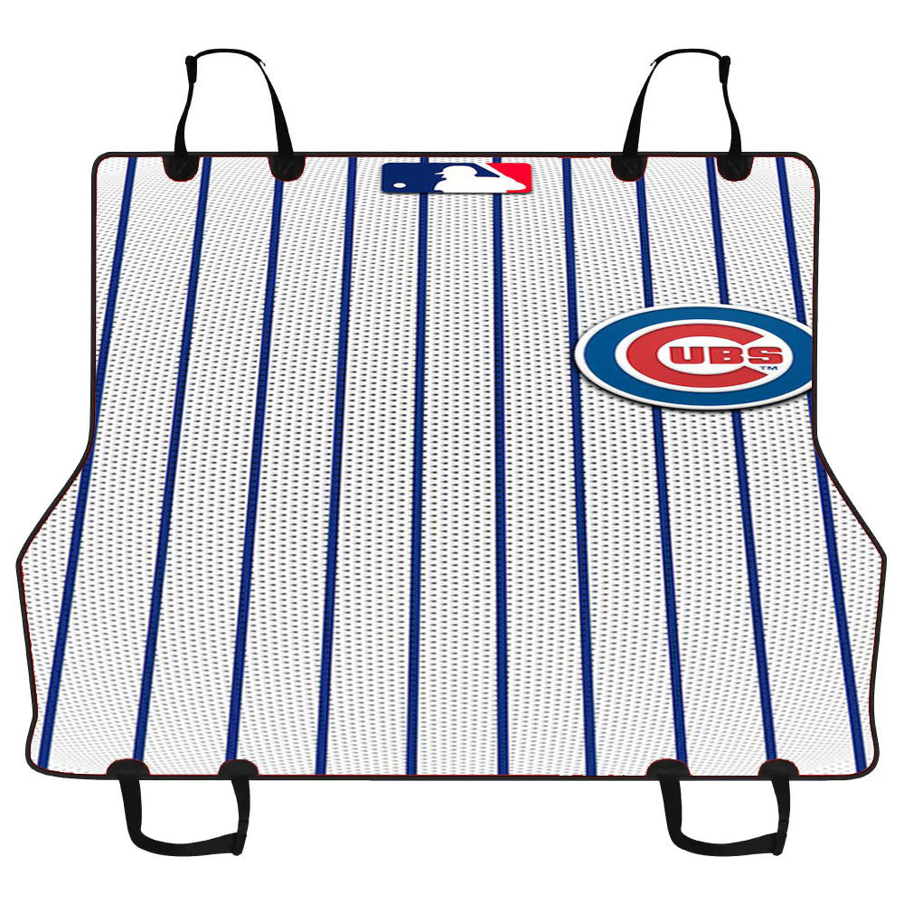 Chicago Cubs Stripe Baseball Car Pet Seat Cover