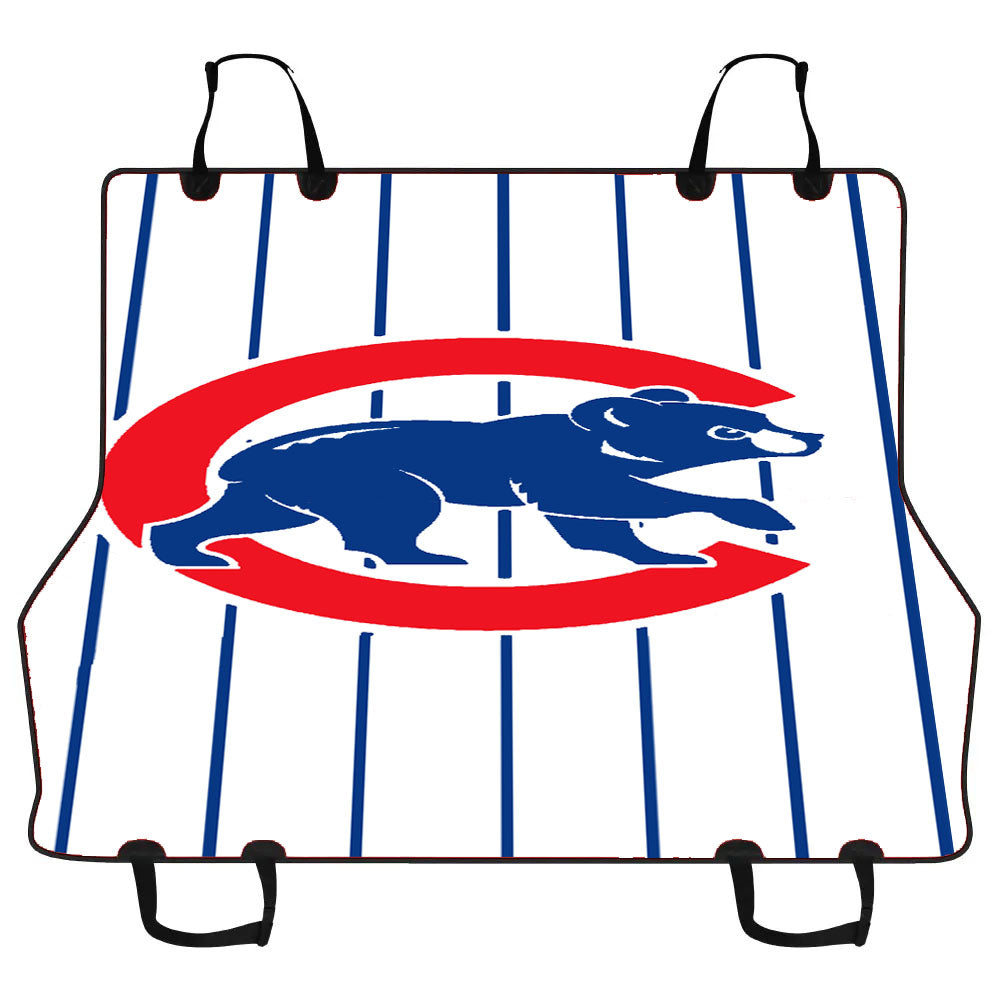Chicago Cubs Stripe Logo Car Pet Seat Cover
