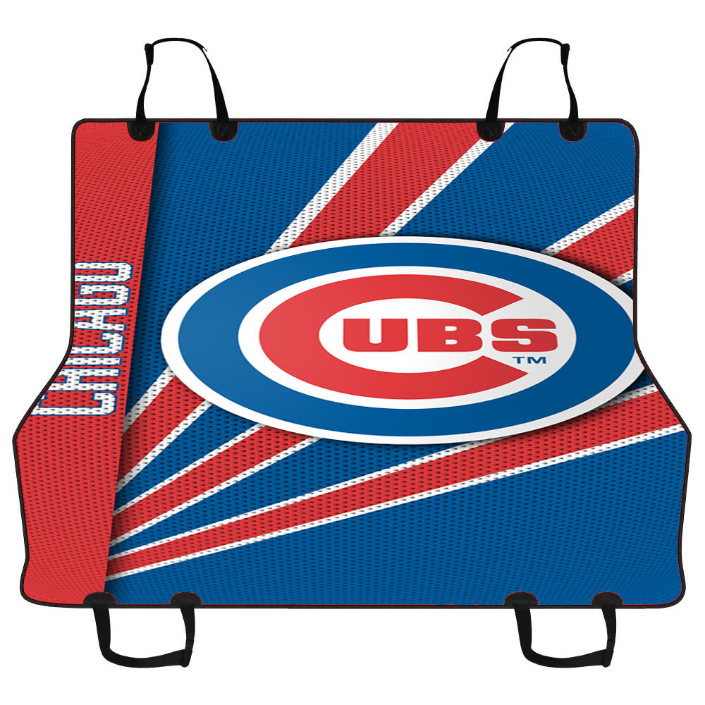 Chicago Cubs Stripe Wallpaper Car Pet Seat Cover