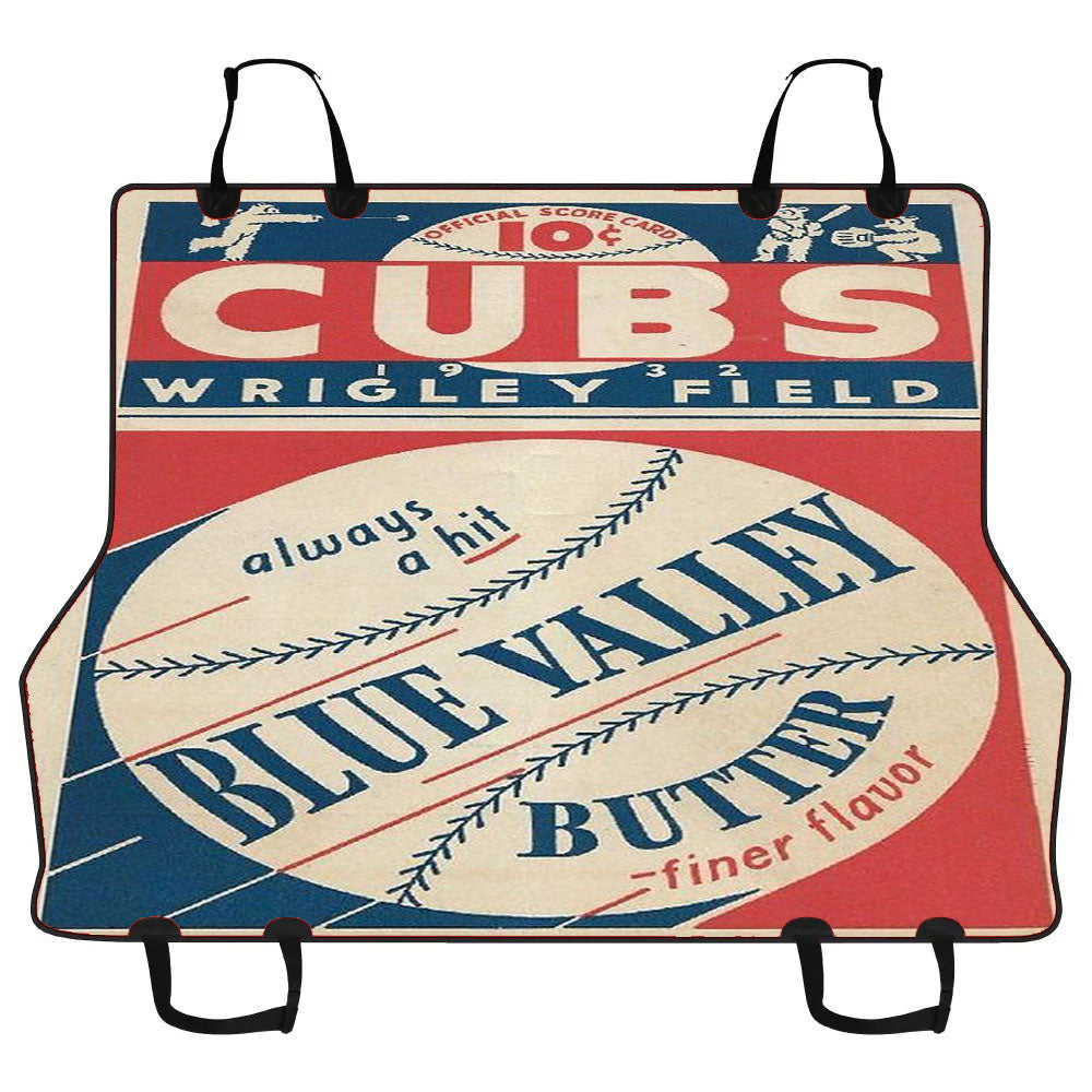 Chicago Cubs V Car Pet Seat Cover