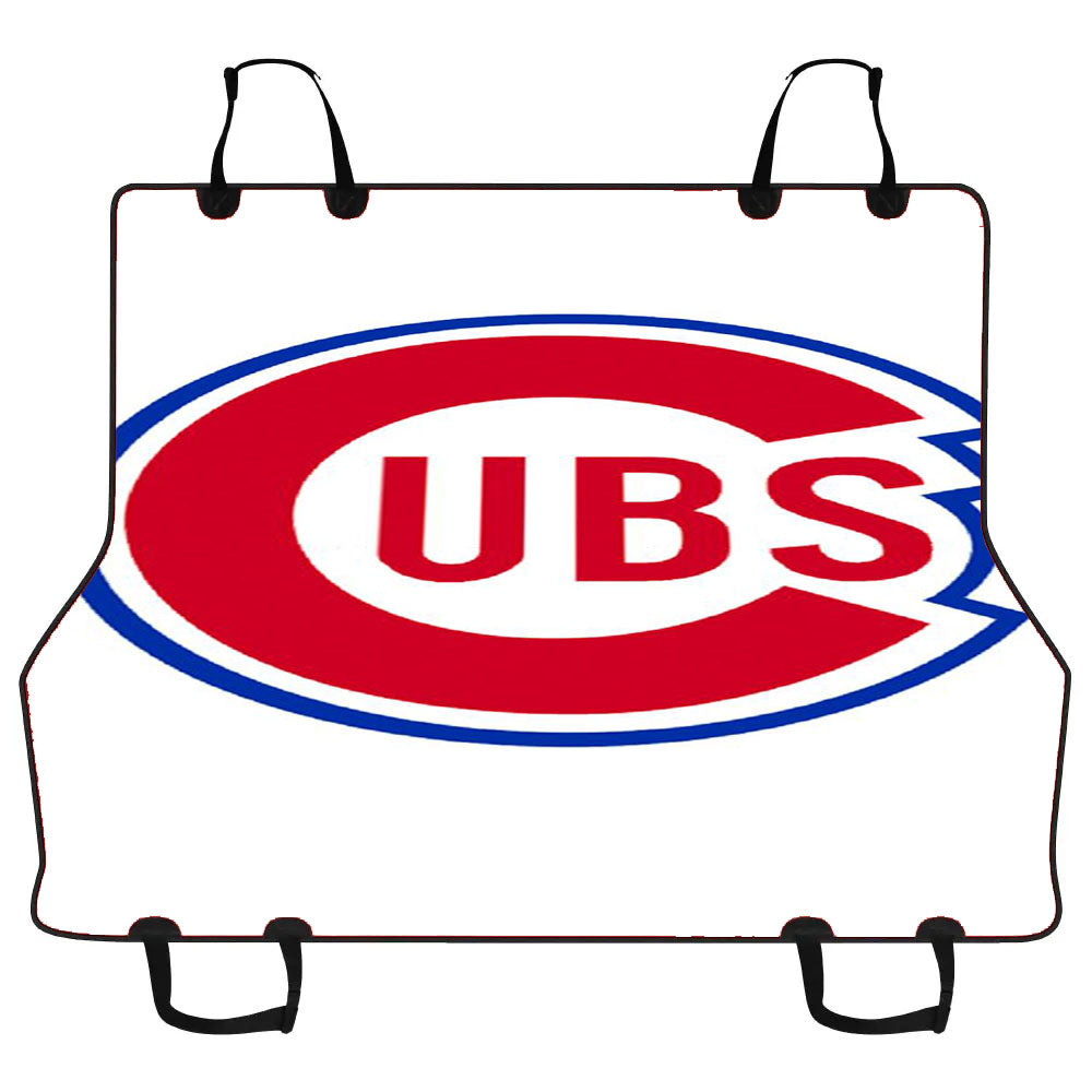 Chicago Cubs White Back Car Pet Seat Cover