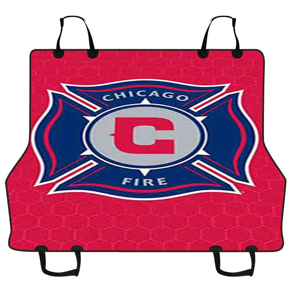 Chicago Fire Logo Car Pet Seat Cover